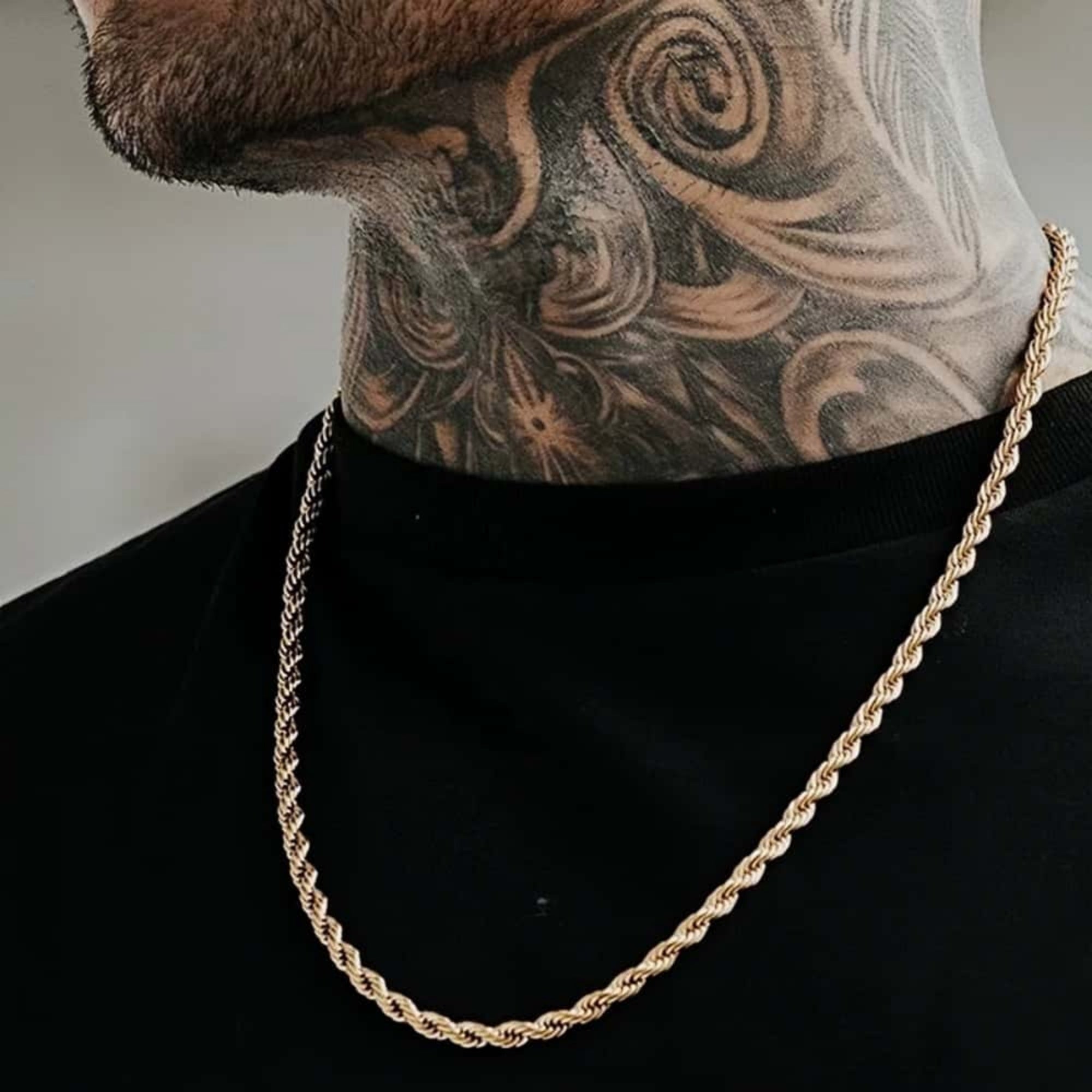 14K Gold Classic Twisted Rope Necklace