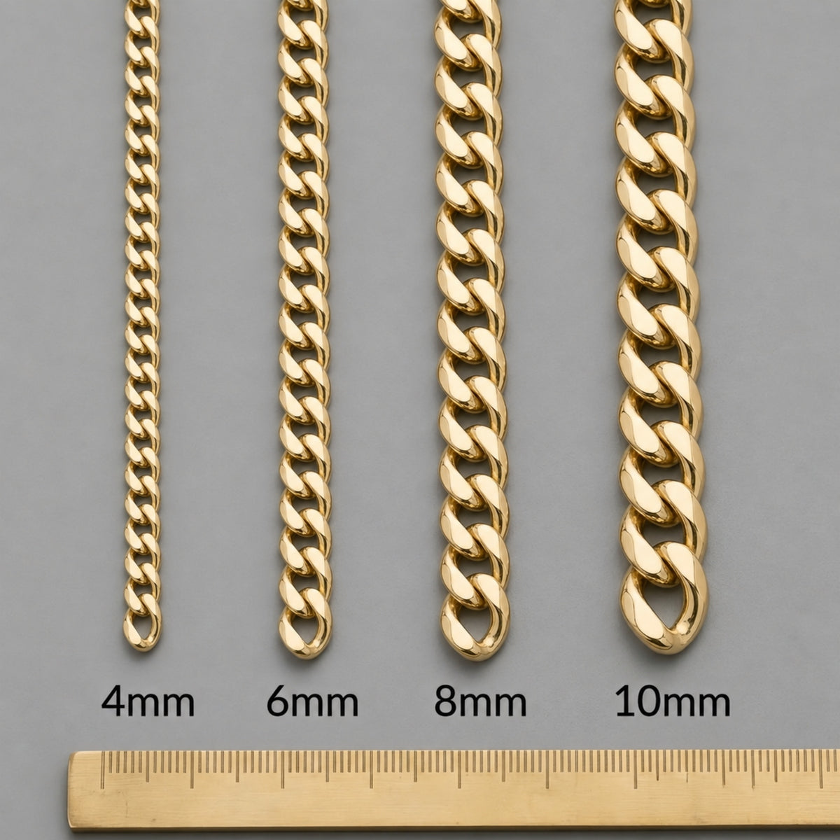 14K Gold Solid Handcrafted Cuban Link Bracelet